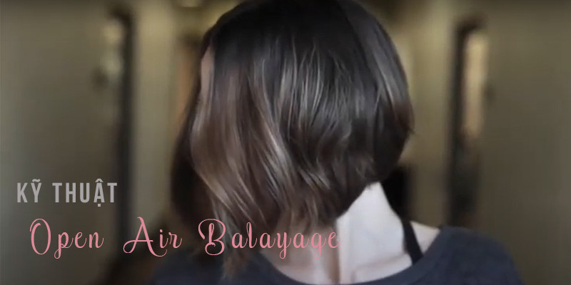 Kỹ thuật nhuộm Balayage cho tóc bob