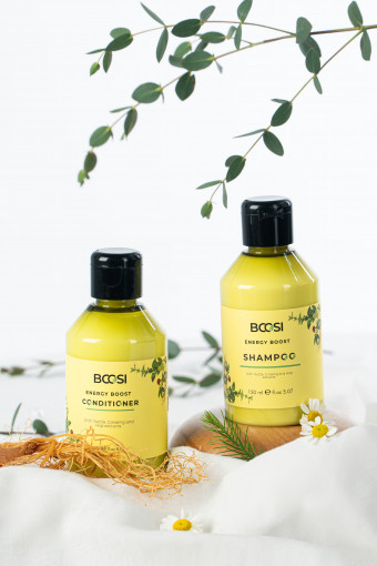 Bộ dầu gội - dầu xả chăm sóc da đầu và ngăn ngừa rụng tóc BCOSI Energy Boost (150ml)