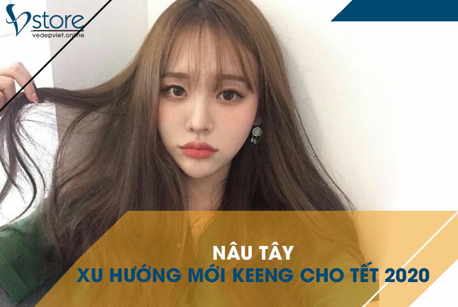 Tóc Màu Nâu Tây – Xu hướng Nhuộm Tóc “mới keng” dịp Tết này