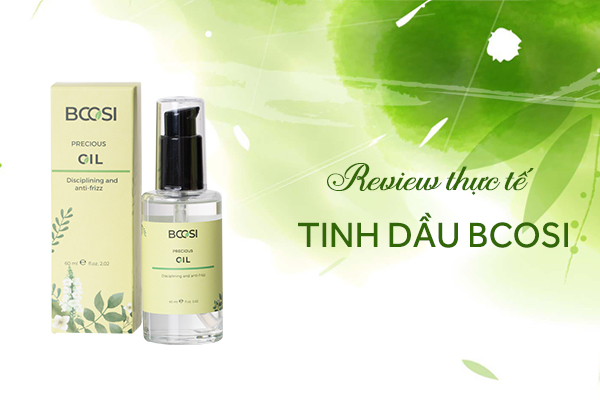 Tinh dầu siêu mượt Bcosi - Dưỡng tóc đẹp như ở salon