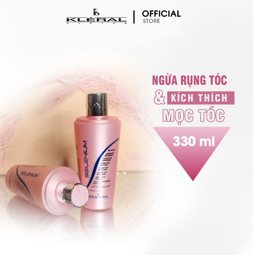 Dầu gội ngăn ngừa rụng tóc Selenium Dermin Plus - Rinforzante 330ml