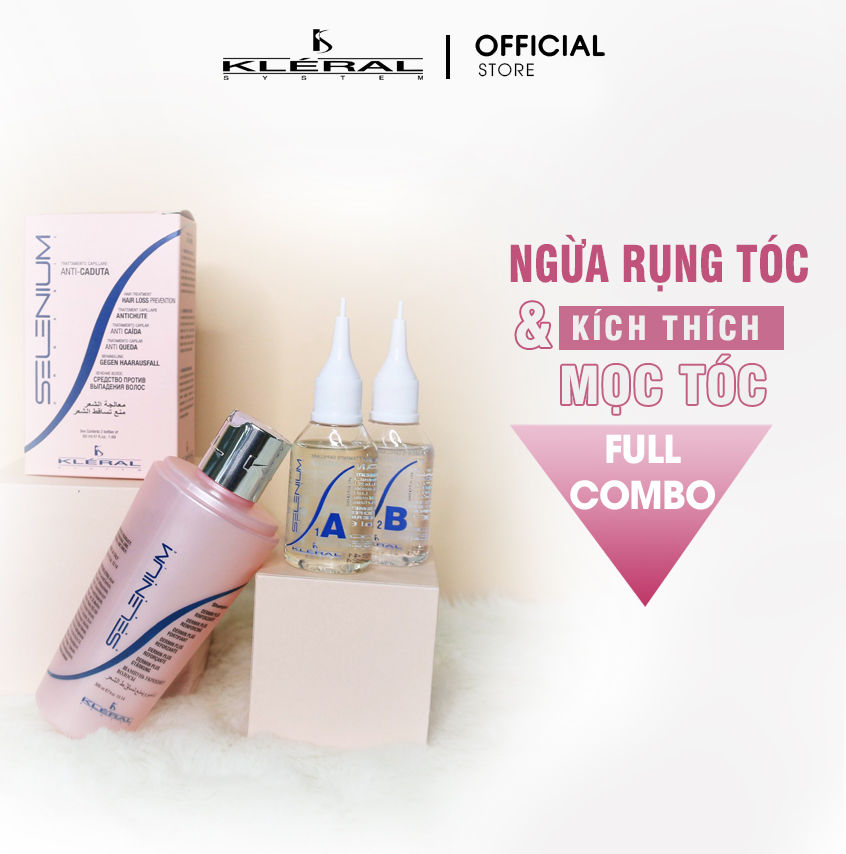 Combo dầu gội - tinh chất ngăn ngừa rụng tóc và kích thích mọc tóc Dermin Plus – RINFORZANTE