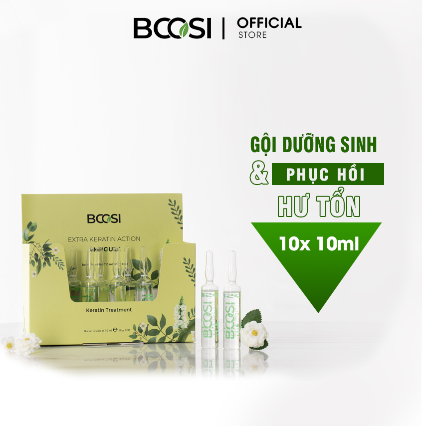Huyết thanh Keratin phục hồi tóc chuyên sâu Bcosi Extra Keratin Action Ampoules