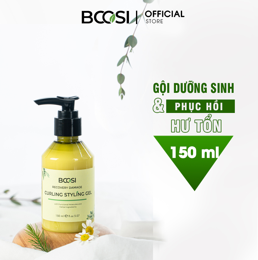 Gel dưỡng Bcosi tạo kiểu và giữ nếp tóc Bcosi Recovery Damage Curling Styling Gel
