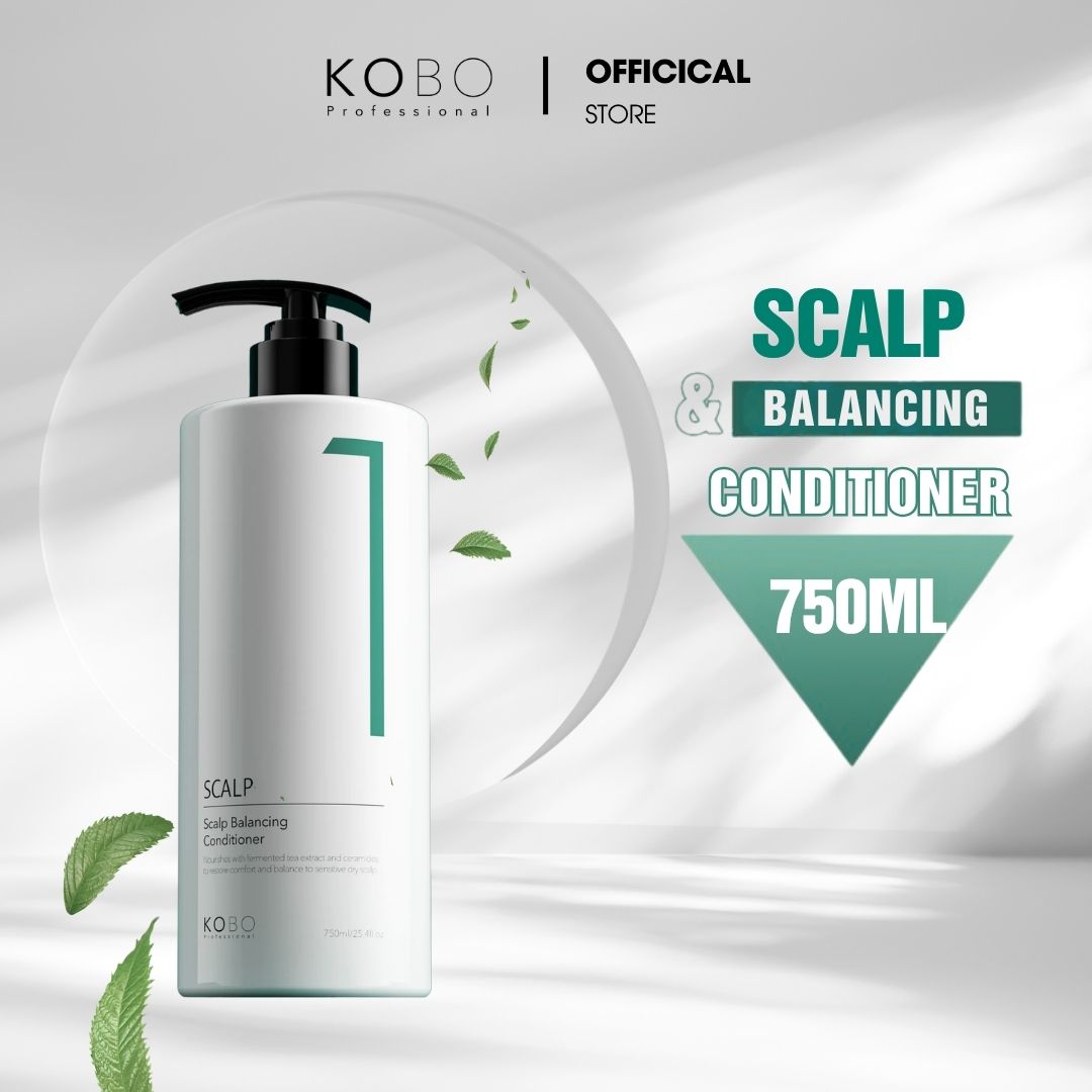 Dầu Xả Cân Bằng & Làm Dịu Da Đầu Nhạy Cảm KOBO Scalp Balancing Conditioner 750ml