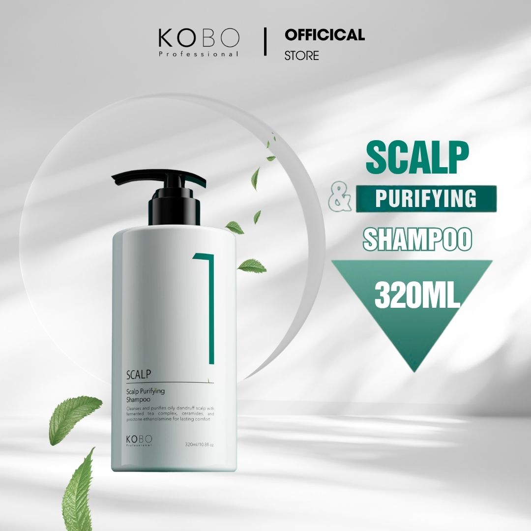 Dầu Gội Thanh Lọc Da Đầu Chuyên Sâu KOBO Professional Scalp Purifying Shampoo 320ML