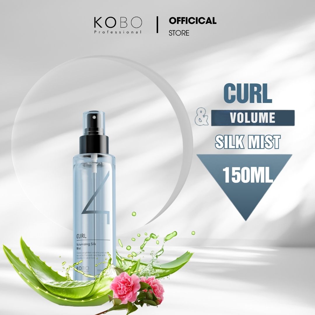 Xịt Dưỡng Tăng Phồng & Định Hình Tóc Xoăn KOBO Professional Volumizing Silk Mist